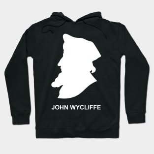 Silhouette of the Christian reformer and preacher John Wycliffe Hoodie